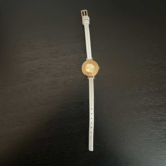 Coach White and Gold Watch with Leather Band - Picture 2 of 9